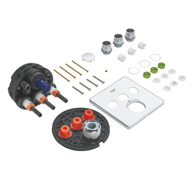 Grohe Grohtherm SmartControl Термостат для встраиваемого монтажа на 3 выхода (29126000)