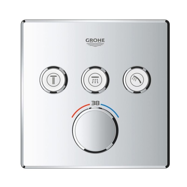 Grohe Grohtherm SmartControl Термостат для встраиваемого монтажа на 3 выхода (29126000)