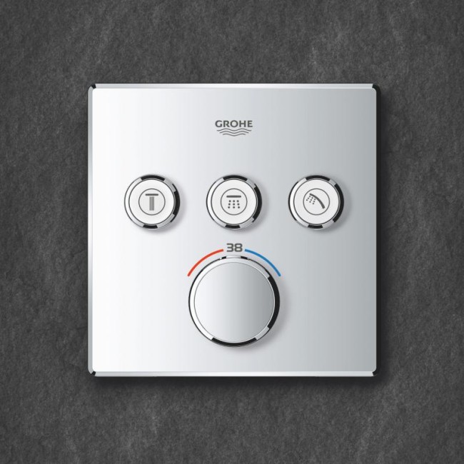 Grohe Grohtherm SmartControl Термостат для встраиваемого монтажа на 3 выхода (29126000)