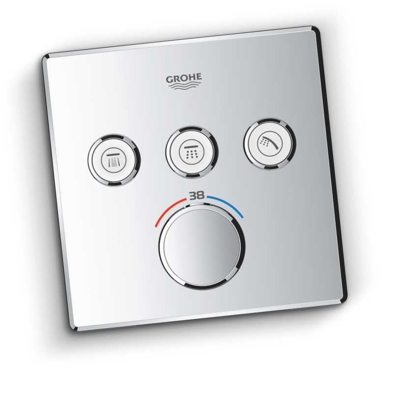 Grohe Grohtherm SmartControl Термостат для встраиваемого монтажа на 3 выхода (29126000)