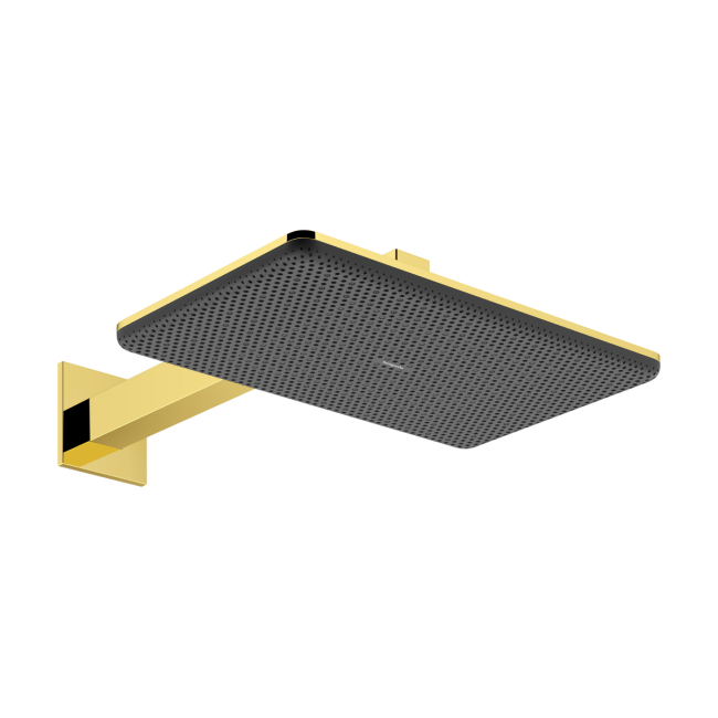 Верхний душ hansgrohe Raindance Alive Q, 210/340 1jet EcoSmart 24531990, золото