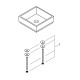 Grohe Cube Ceramic Раковина свободностоящая 400 x 400 мм (3948200H)