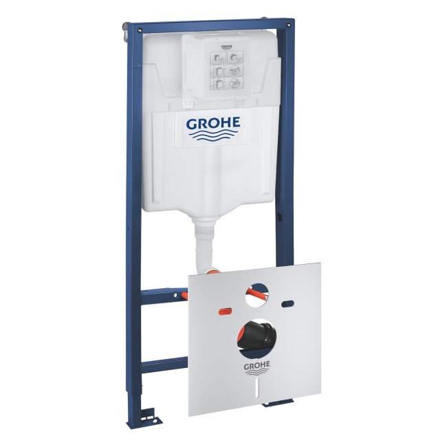 Grohe Комплект SOLIDO 5-в-1 Унитаз + инсталляция Rapid SL c клавишей Arena Cosmopolitan (39418000)