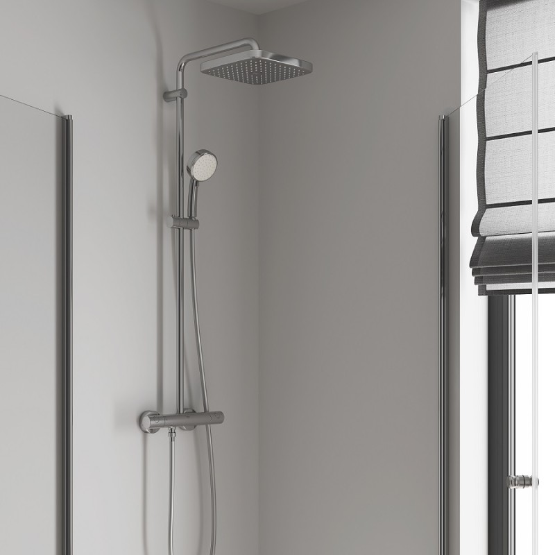 Grohe Tempesta Cosmopolitan System 250 Cubе Душевая система с термостатом для настенного монтаж (26689000)