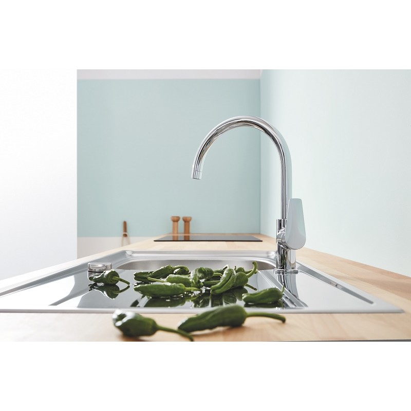 Grohe BauEdge New Смеситель однорычажный для кухни (31233001)
