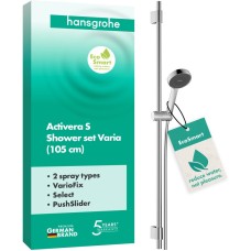 Душовий набір hansgrohe Activera Select S 2jet EcoSmart, 28050000 зі стійкою 105 см, хром