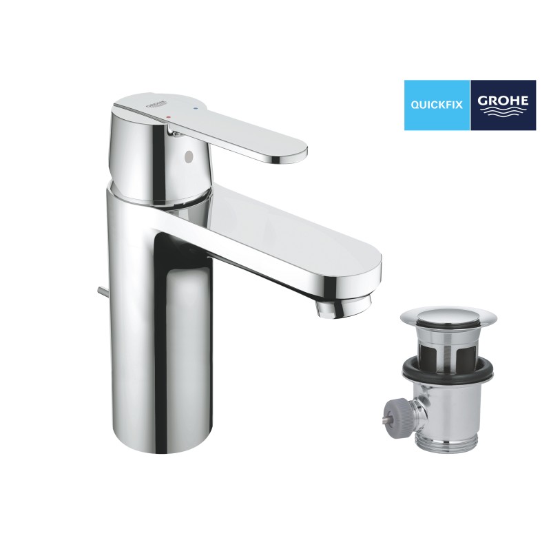 Grohe QuickFix Get Смеситель однорычажный для раковины M-Size (23454000)