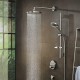 Верхний душ hansgrohe Raindance S 240 1jet PowderRain EcoSmart+ 28821000, хром