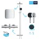 Grohe Quickfix Vitalio Comfort 250 Душевая система с термостатом для ванны (26984001)