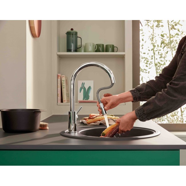 Grohe BauClassic Однорычажный смеситель для мойки (30573000)