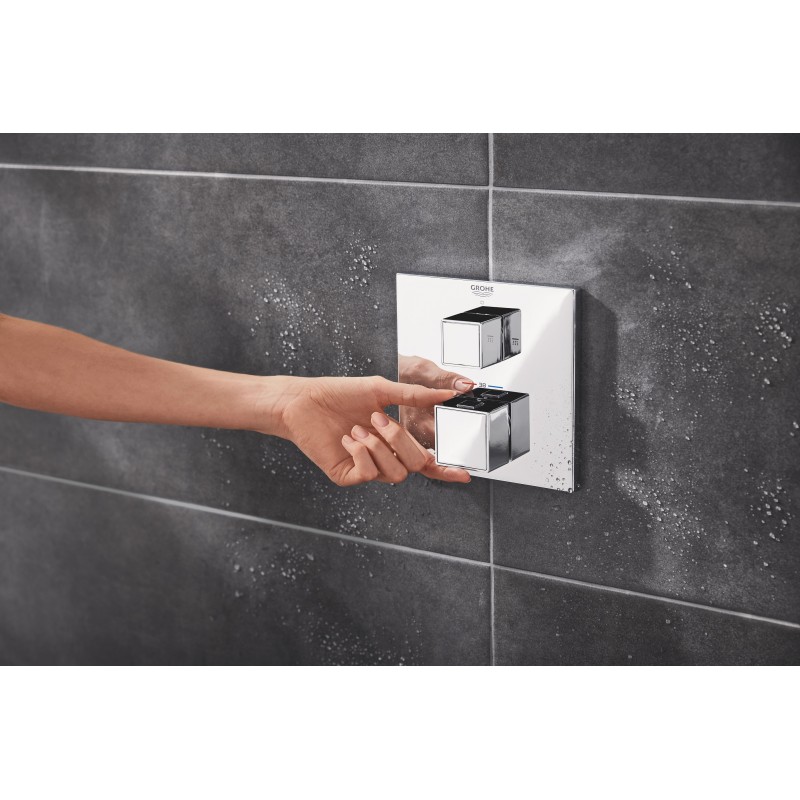 Grohe QuickFix Precision Cube Душевая система скрытого монтажа из Vitalio Rain Mono 310 Cube (34879000)