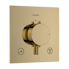 Термостат скрытого монтажа hansgrohe Ecostat Comfort E 2 function, 33711990 золото