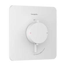 Термостат скрытого монтажа hansgrohe Ecostat Comfort Q 1 function, 33712700 белый матовый