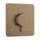 Термостат скрытого монтажа hansgrohe Ecostat Comfort Q 2 function, 33713140 бронза