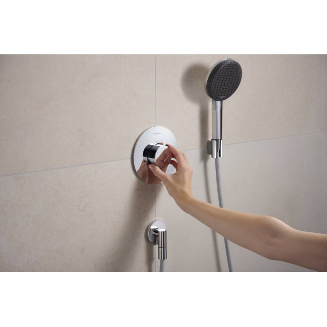 Термостат скрытого монтажа hansgrohe Ecostat Comfort S 1 function, 33714000 хром