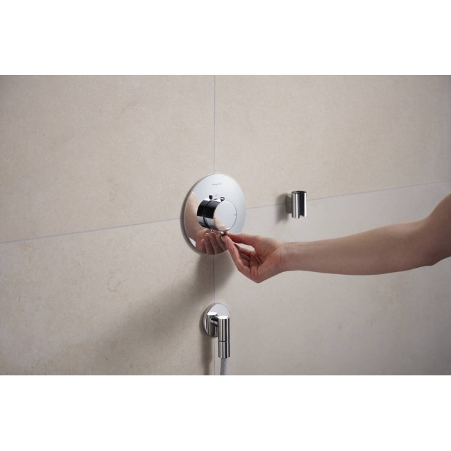 Термостат скрытого монтажа hansgrohe Ecostat Comfort S 1 function, 33714000 хром