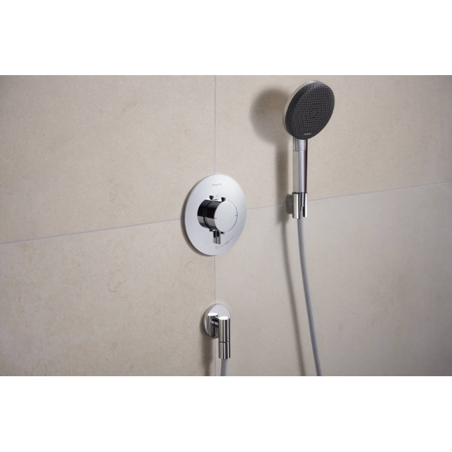 Термостат скрытого монтажа hansgrohe Ecostat Comfort S 1 function, 33714000 хром