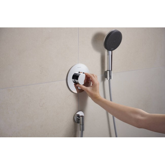Термостат скрытого монтажа hansgrohe Ecostat Comfort S 1 function, 33714000 хром