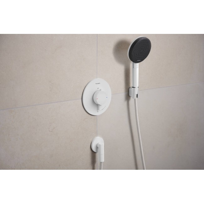 Термостат прихованого монтажу hansgrohe Ecostat Comfort S 1 function, 33714700 білий матовий