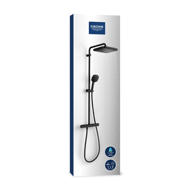 Grohe Vitalio Comfort 250 Душевая система с термостатом для настенного монтажа (266962431)
