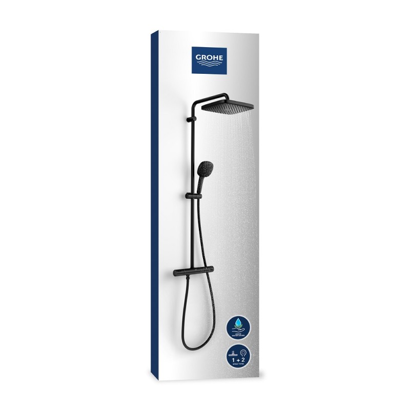 Grohe Vitalio Comfort 250 Душевая система с термостатом для настенного монтажа (266962431)