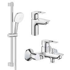 Grohe Комплект смесителей BauLoop New 3 в 1 для ванной (UA123214S1

)