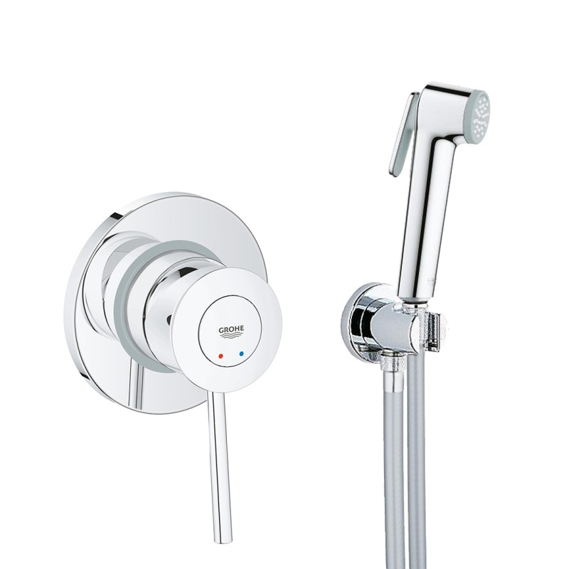 Grohe Готовый комплект для гигиенического душа BauClassic New с Tempesta-F (UA11104802)