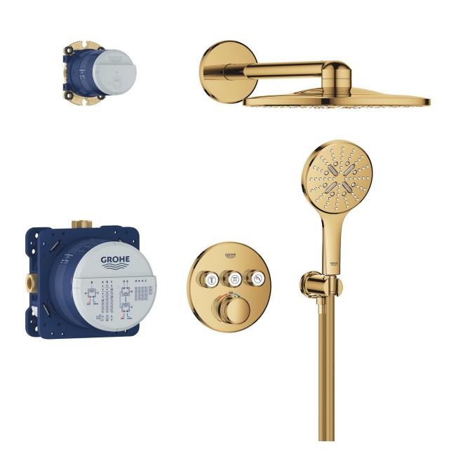 Grohe Grohtherm SmartControl Прихована душова система з Rainshower SmartActive 310 (34863GL0)
