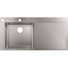Мийка для кухні hansgrohe S71 S718-F450, нержавіюча сталь 43332800