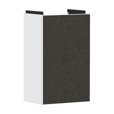 Тумба Xevolos E 340/245, дверная петля справа, 54169660 Matt Whitе / Textile Dark Grey