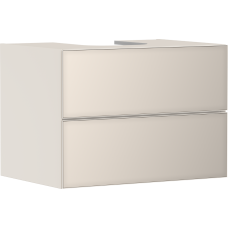 Тумба Xevolos E 780/550, з 2 шухлядами для столешні з вирізом посередині 54188790 Sand Matt Beige