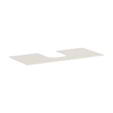 Консоль 1180/550 Xevolos E з вирізом посередині для накладної раковини, 54210780 Sand Matt Beige