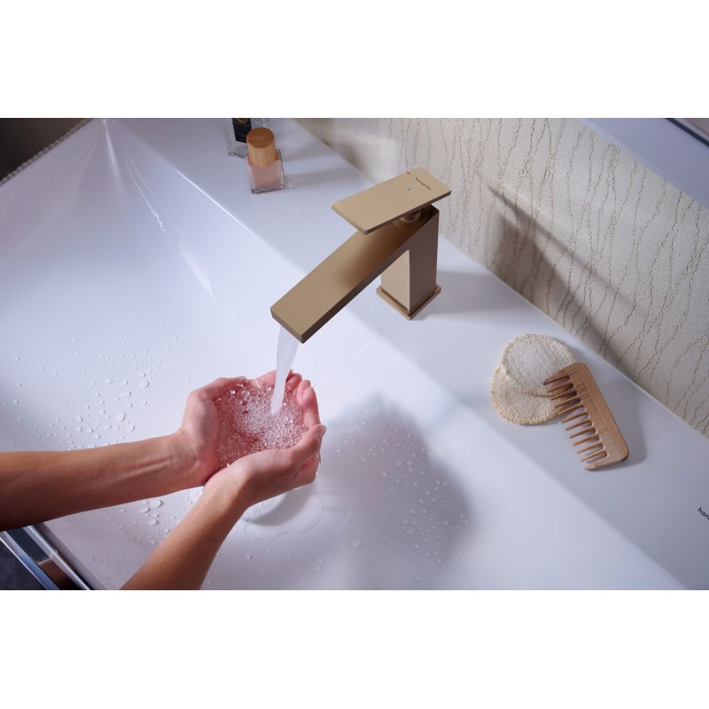 Раковина 800/480 Xelu Q с отверстием под смеситель, без перелива, 61020450 с покрытием SmartClean