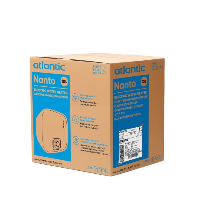 Водонагреватель бытовой электрический Atlantic Nanto SWH 10U M-N1 2000W