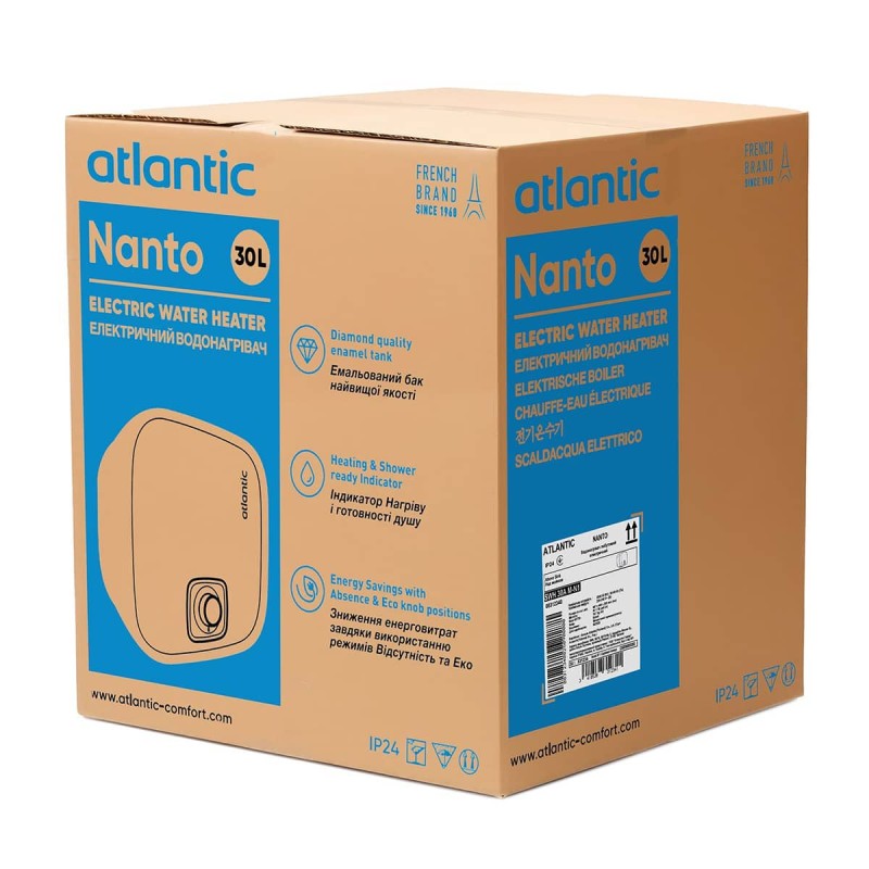 Водонагреватель бытовой электрический Atlantic Nanto SWH 30A M-N1 2000W