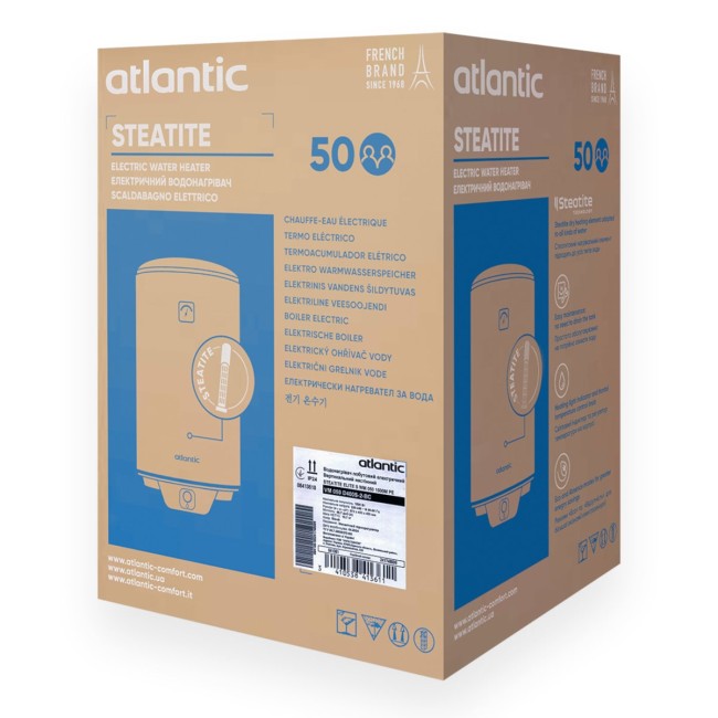 Водонагреватель бытовой электрический Atlantic Steatite Elite VM 050 D400S-2-BC (1500W)