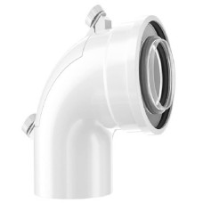 Коаксиальный отвод с ревизионным отверстием Bosch FC-CER60-87, DN60/100, 87°