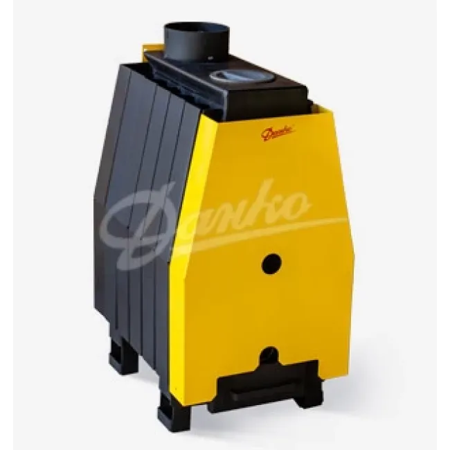 Твердотопливный теплогенератор (буржуйка) Данко-ТТ-6ВК (окно + конфорка)