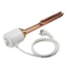 Тэн Tenko RS/G 2,5 кВт, резьба 1"1/4 ,гнутый, с термостатом, медь