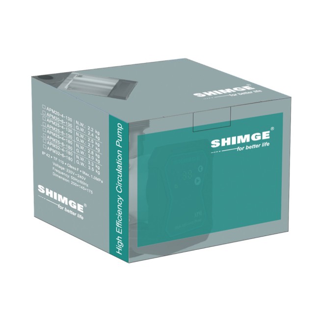 Насос циркуляційний Shimge APM 25-8-180, 230 В 0,08 кВт Н 8 м Q 133 л/хв