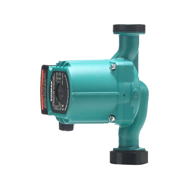 Насос циркуляційний Shimge XPS 25-4-180, 220 В 0,06 кВт Н 4 м Q 50 л/хв гайка + кабель зі штепселем