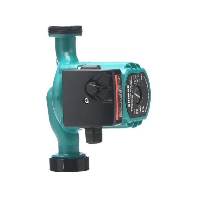 Насос циркуляційний Shimge XPS 25-4-180, 220 В 0,06 кВт Н 4 м Q 50 л/хв гайка + кабель зі штепселем