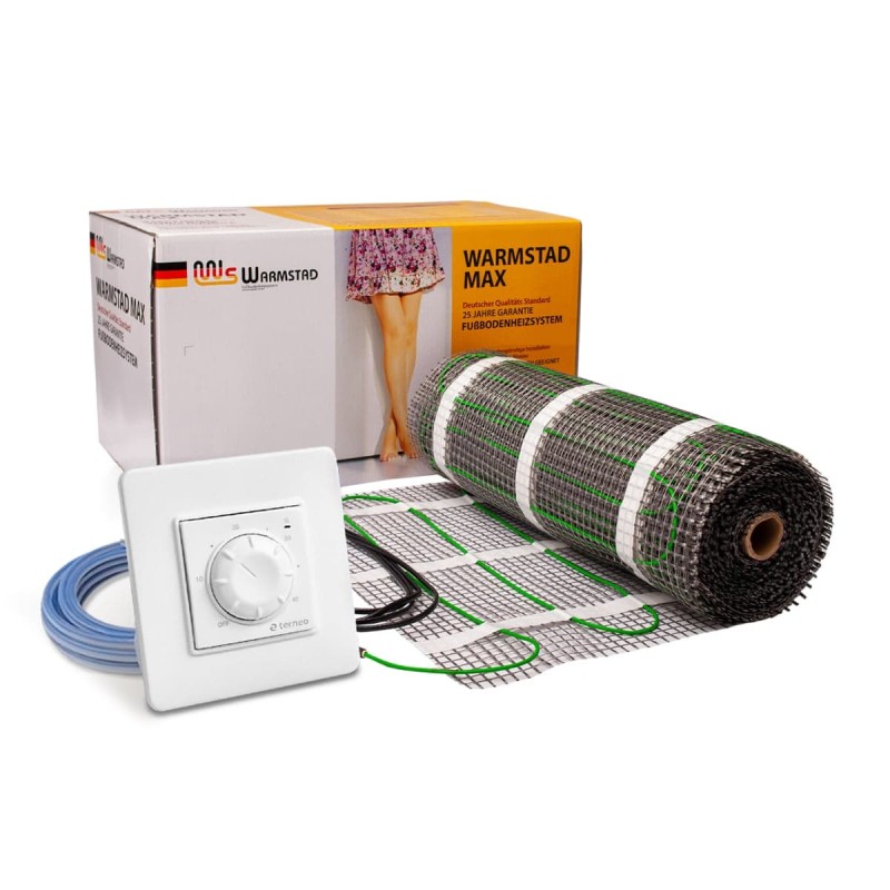 Комплект-Мат нагревательный Warmstad Max EcoPRO-1350-9.0/150 W/m2 с терморегулятором RTP