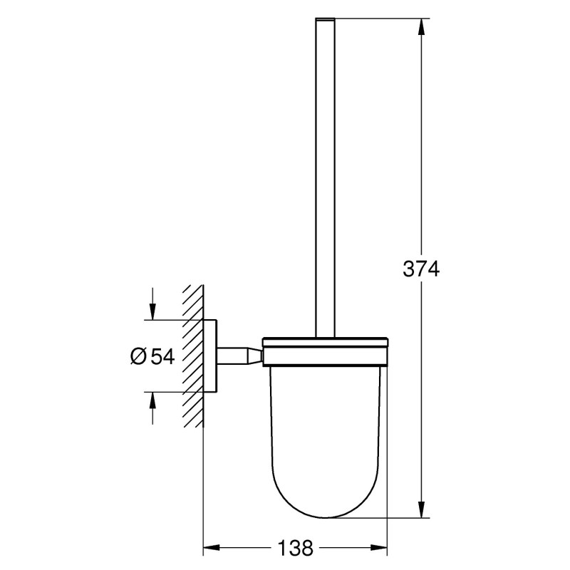 Grohe BauCosmopolitan Туалетный ёршик (40463001) Grohe BauCosmopolitan Туалетный ёршик (40463001)
