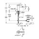 Grohe Essence New Смеситель для биде S-Size (32935001)