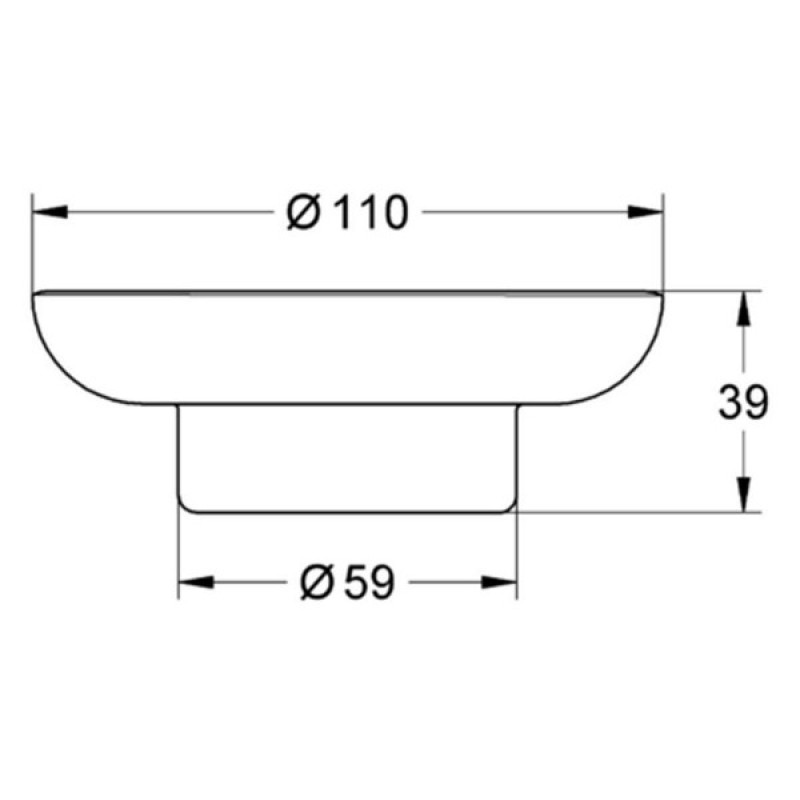 Grohe Essentials мыльница (40368001)
