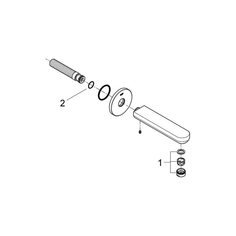 Grohe Eurosmart Cosmopolitan Излив для ванны (13261000)