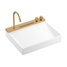 Умывальник 580/475 с хромированным смесителем hansgrohe Avalegra AquaUnit QuickClean+, 22472140