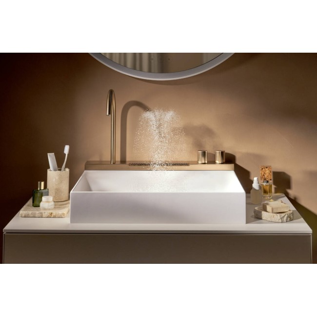 Умывальник 580/475 с хромированным смесителем hansgrohe Avalegra AquaUnit QuickClean+, 22472140
