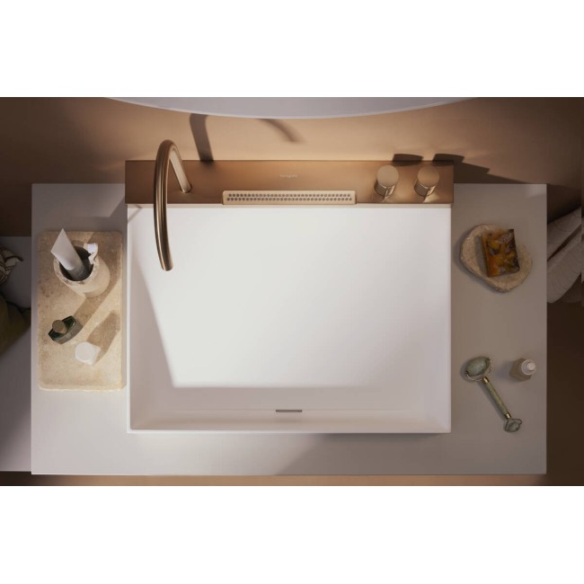 Умывальник 580/475 с хромированным смесителем hansgrohe Avalegra AquaUnit QuickClean+, 22472140